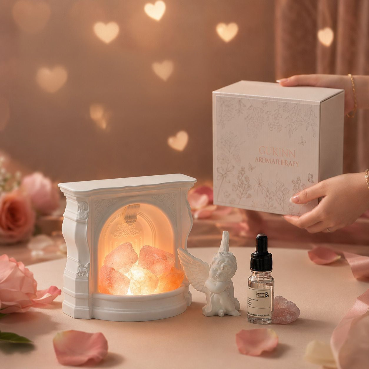 Aroma Stone Diffuser Fireplace