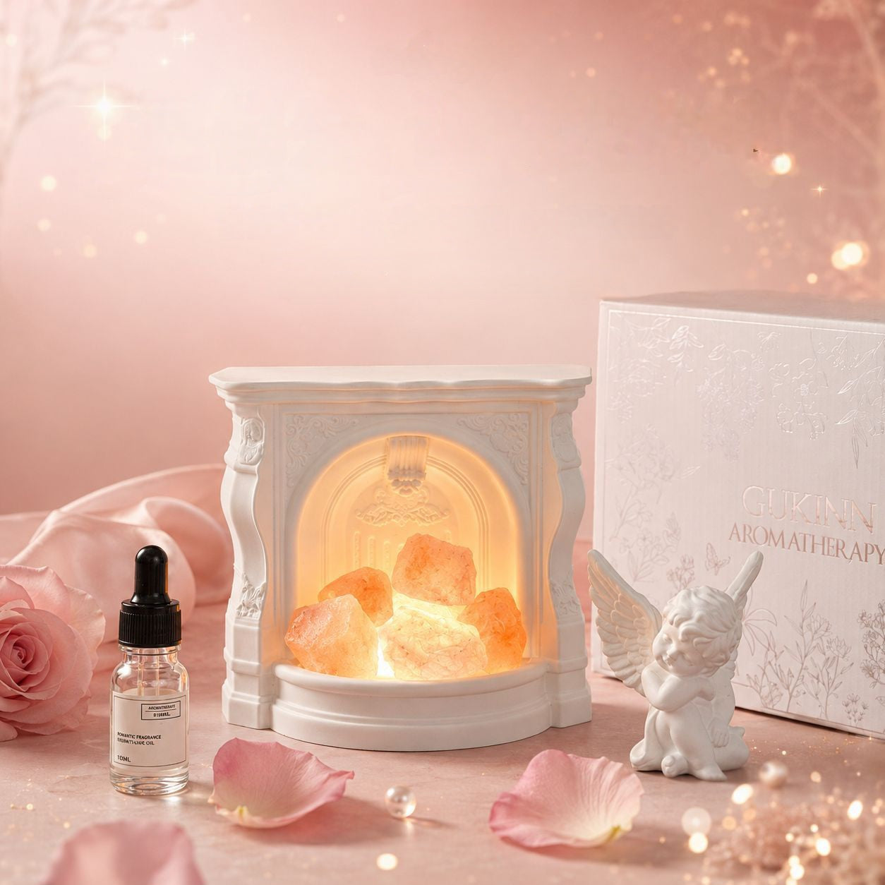Aroma Stone Diffuser Fireplace