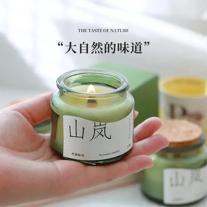 Aromatherapy Cup Scented Candle - Handmade Soy Wax Luxury Essential Oil Jar Candle for Home & Bedroom