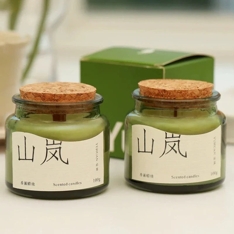 Aromatherapy Cup Scented Candle - Handmade Soy Wax Luxury Essential Oil Jar Candle for Home & Bedroom