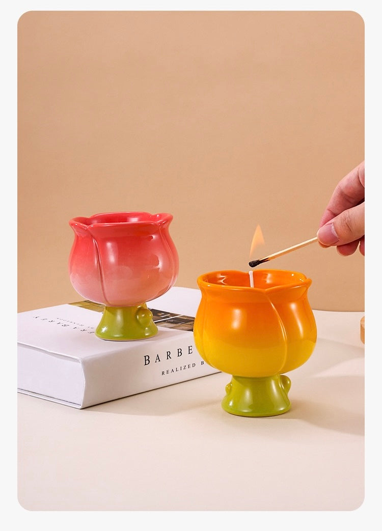Floral Scented Candle