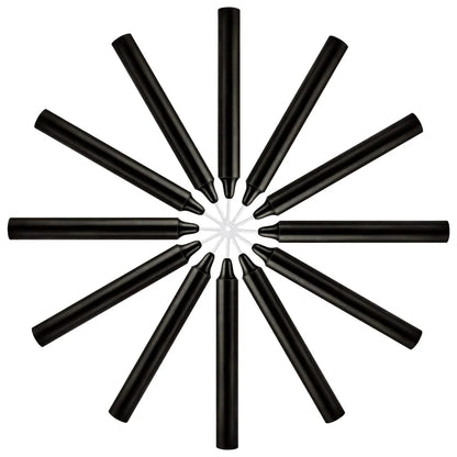 Black Ritual Chime Candles (12-Pack)