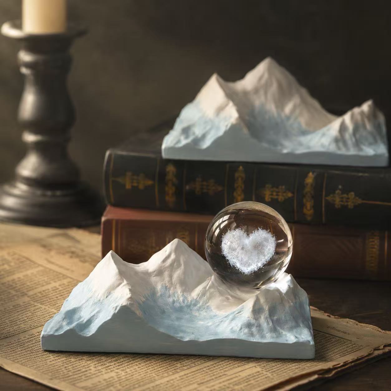Diffuser Stone Aromatherapy Crystal Ore Light