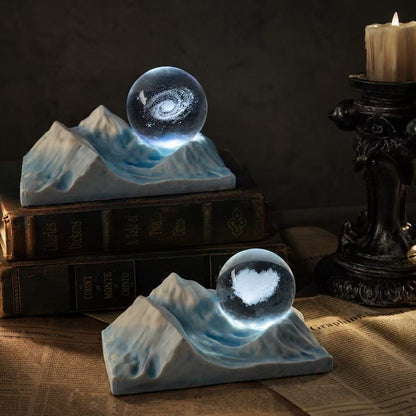 Diffuser Stone Aromatherapy Crystal Ore Light
