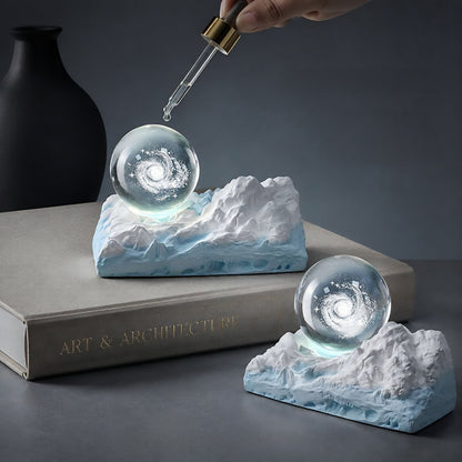 Diffuser Stone Aromatherapy Crystal Ore Light