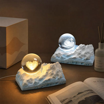Diffuser Stone Aromatherapy Crystal Ore Light