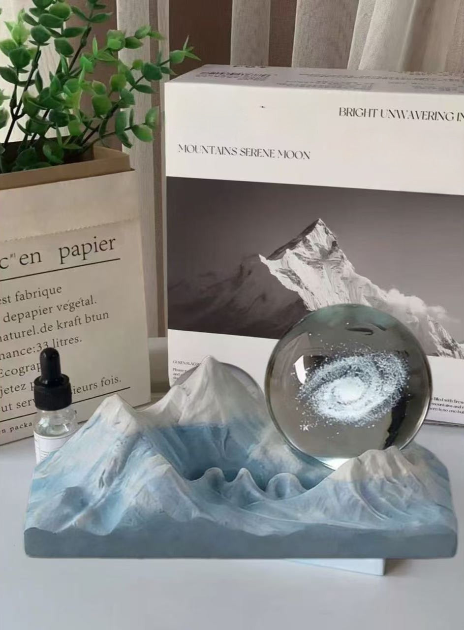 Diffuser Stone Aromatherapy Crystal Ore Light