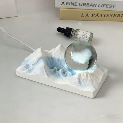 Diffuser Stone Aromatherapy Crystal Ore Light
