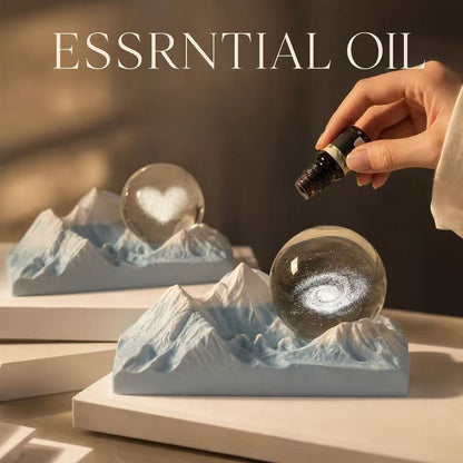 Diffuser Stone Aromatherapy Crystal Ore Light