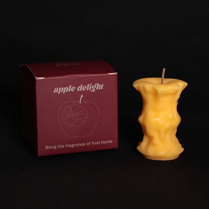 Bited Apple Candle