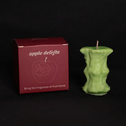 Bited Apple Candle