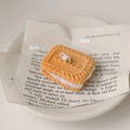 Handmade Biscuit Shaped Scented Candle - Sculptural Soy Wax Cookie Pastry Style Dessert Candle