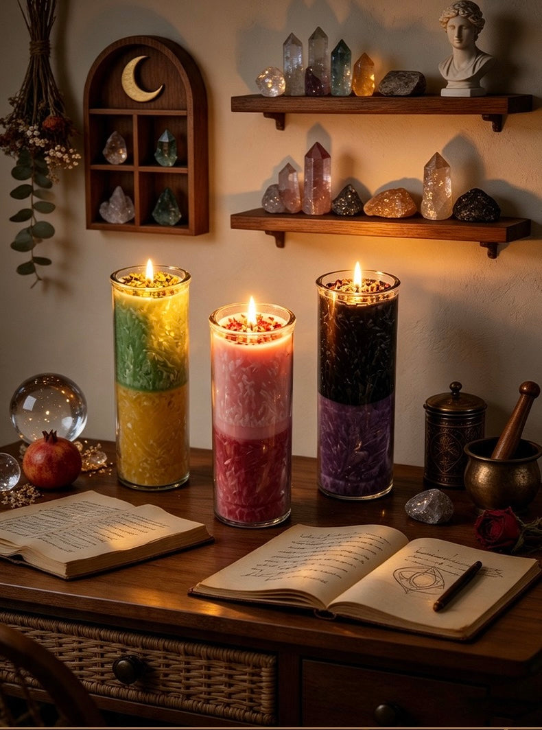 Ice Flower Magic Candle