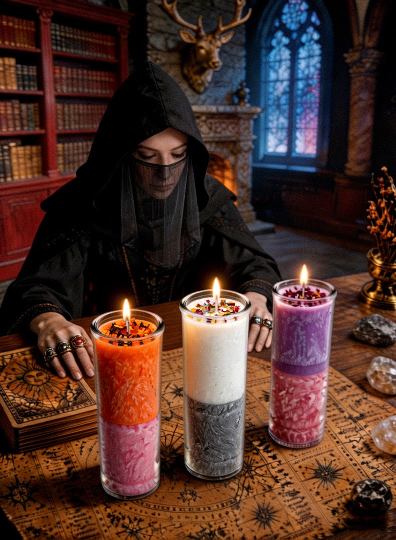 Ice Flower Magic Candle