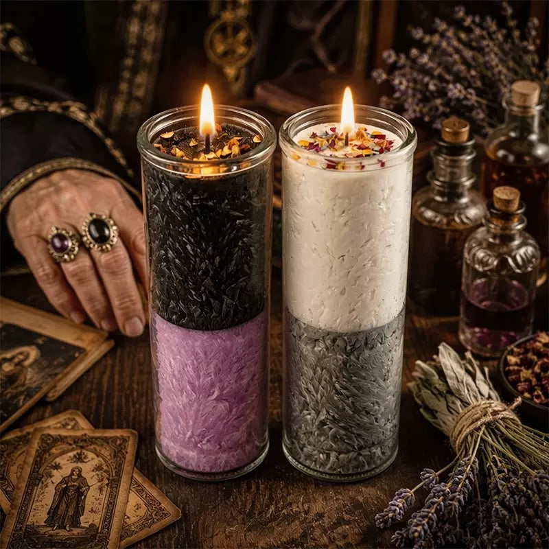 Ice Flower Magic Candle
