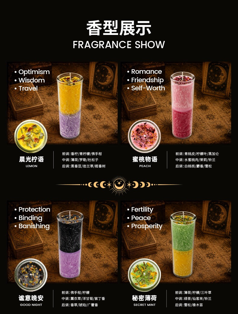 Ice Flower Magic Candle