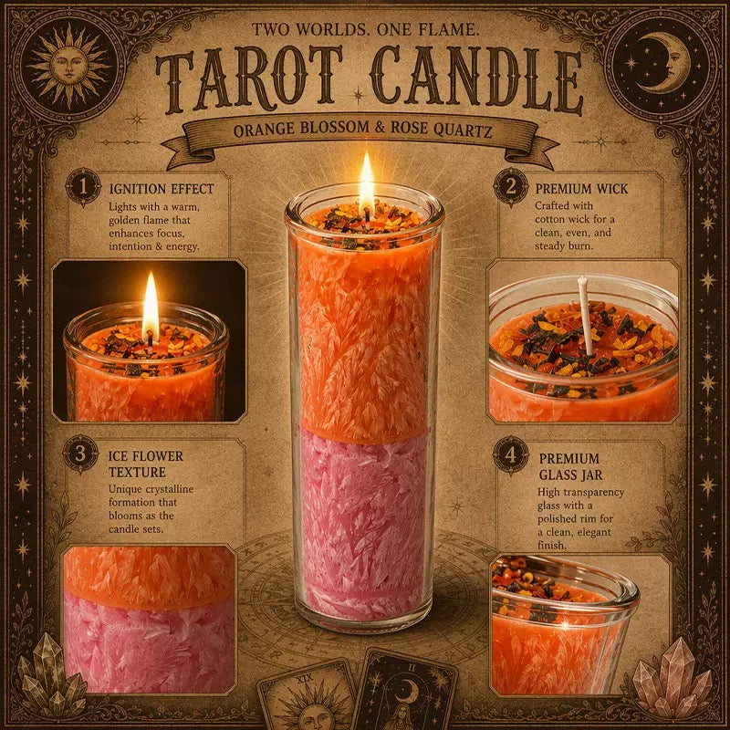 Ice Flower Magic Candle