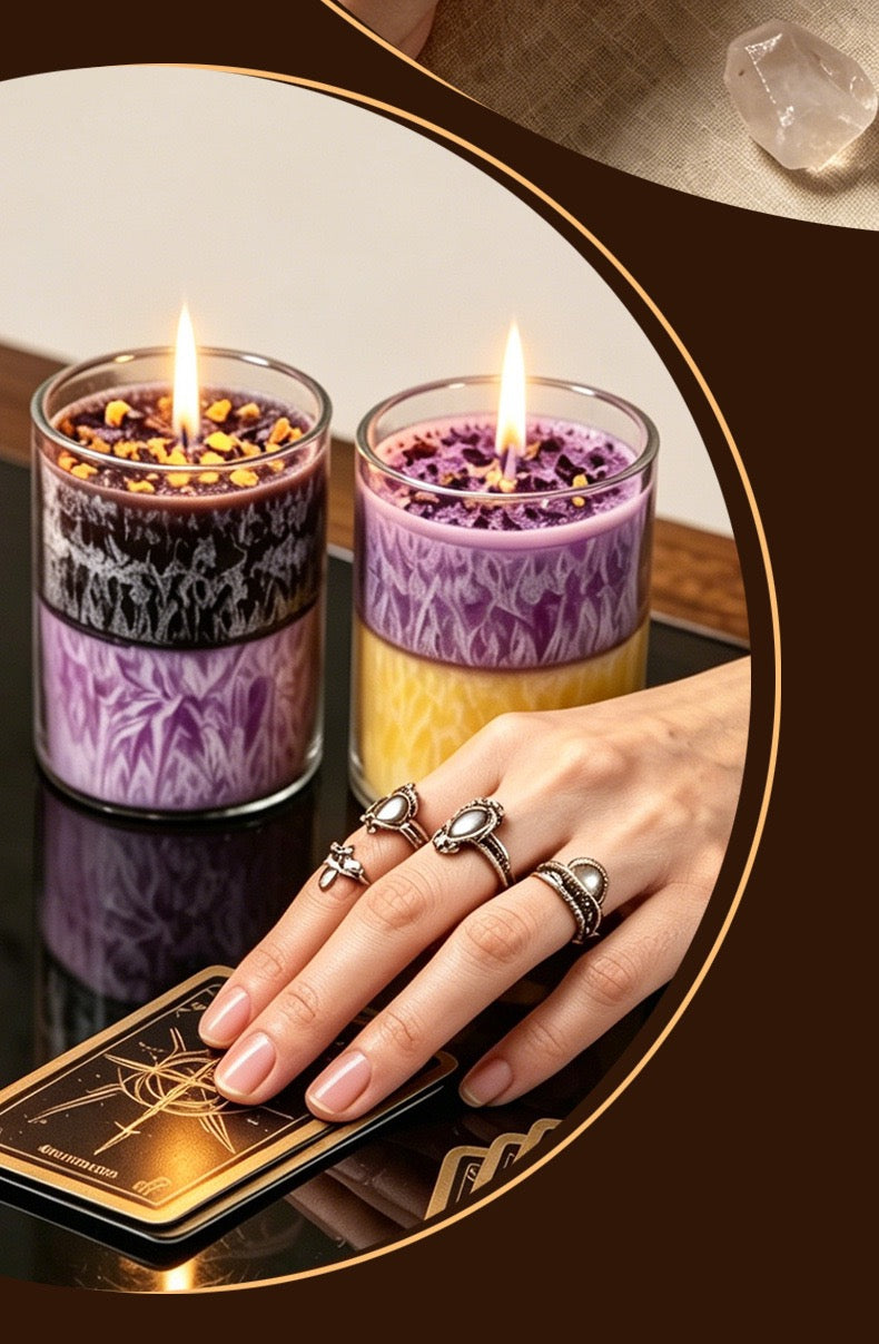 Ice Flower Magic Candle