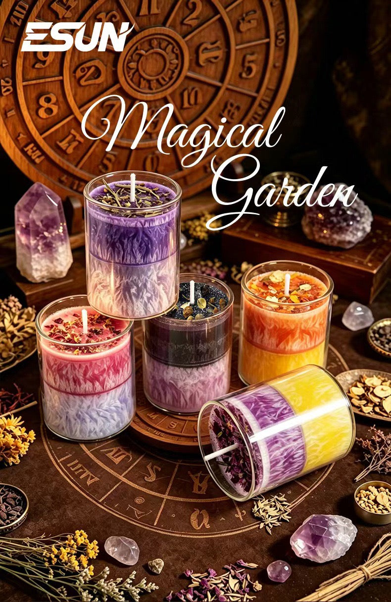 Ice Flower Magic Candle