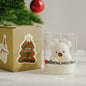 Christmas Scented Glass Cup Soy Wax Candle