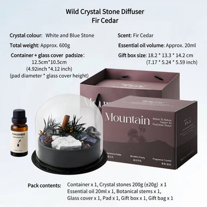 Wild Crystal Stone Diffuser Gift Box