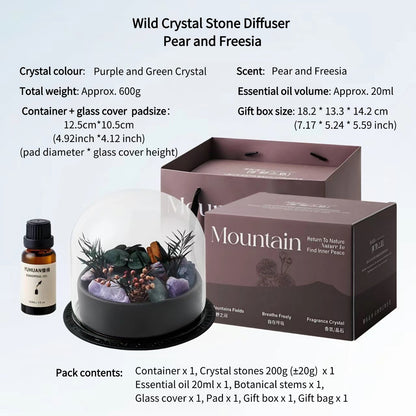 Wild Crystal Stone Diffuser Gift Box
