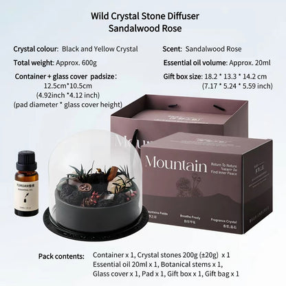 Wild Crystal Stone Diffuser Gift Box
